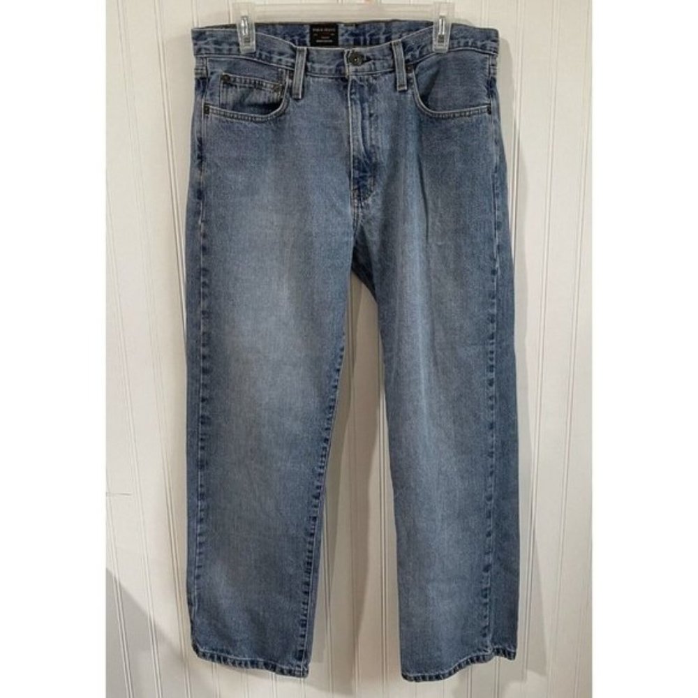 Jeans Co Mens Blue Denim Mens 32x30 USA 90s Loose Jean